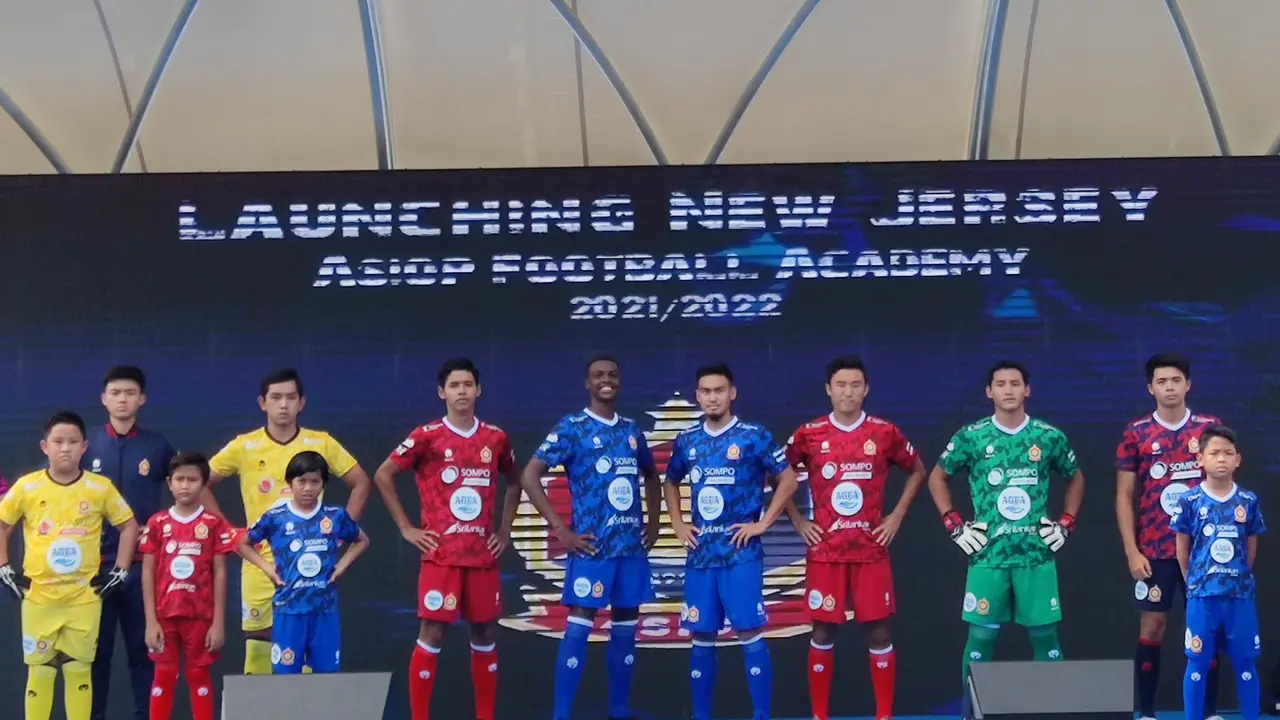 SSB ASIOP meluncurkan jersey baru. Ada kesamaan dengan timnas Indonesia di Piala AFF 2020.