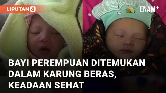 Seorang bayi perempuan cantik ditemukan di Desa Jambudipa Kecamatan Cisarua KBB dengan keadaan terbungkus oleh karung beras