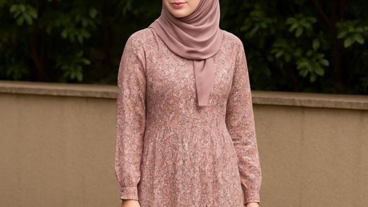 7 Inspirasi Gamis Islami Warna Dusty Pink untuk Maksimalkan Gaya, Tampil Anggun dan Syar'i
