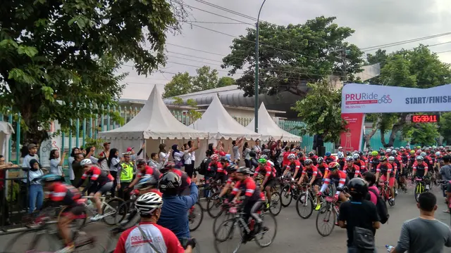 Serunya PruRide Indonesia 2019, Balap Sepeda Berhadiah Ratusan Juta Rupiah