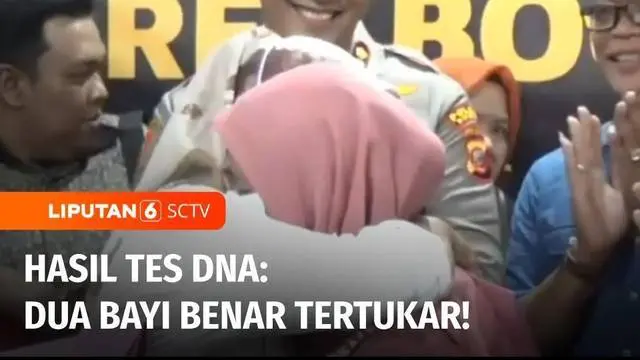 Polres Bogor Jawa Barat, mengumumkan hasil tes DNA terhadap dua bayi yang tertukar. Hasilnya polisi menyatakan dua bayi benar tertukar. Sementara kasus bayi tertukar ini diselesaikan secara damai.