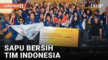 Tim Indonesia Sapu Bersih Urban Concept Shell Eco-Marathon 2024