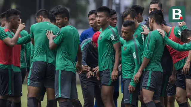 Latihan Timnas Indonesia U-23