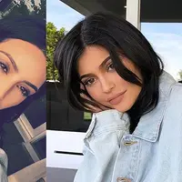 Kylie Jenner dan Kim Kardashian sepertinya miliki selera fesyen yang mirip. Mereka berdua kerap mengunggah foto dengan pakaian atau gaya yang mirip. (instagram)