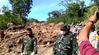 Bencana tanah longsor di Tapanuli Selatan (Istimewa)
