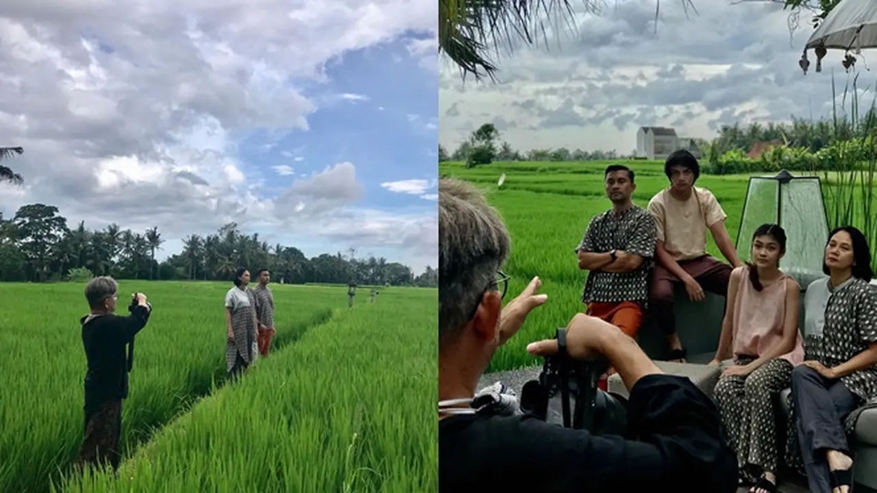 6 Momen Pemotretan Keluarga Anjasmara dan Dian Nitami, Seru di Alam Terbuka