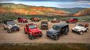 Potret seluruh generasi Jeep Wrangler yang ada di dunia.