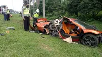 McLaren MP4 12C Kecelakaan di Tol Jagorawi (Ist)