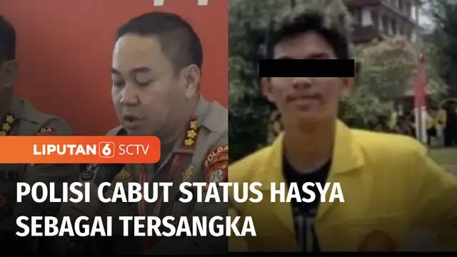 Penyidik Polda Metro Jaya mencabut status tersangka mahasiswa Universitas Indonesia, Muhammad Hasya Atalla yang meninggal akibat kecelakaan di Jalan Srengseng Sawah, Kecamatan Jagakarsa, Jakarta Selatan.
