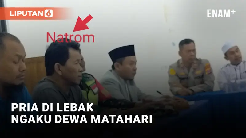 Pria di Lebak Ngaku Dewa Matahari