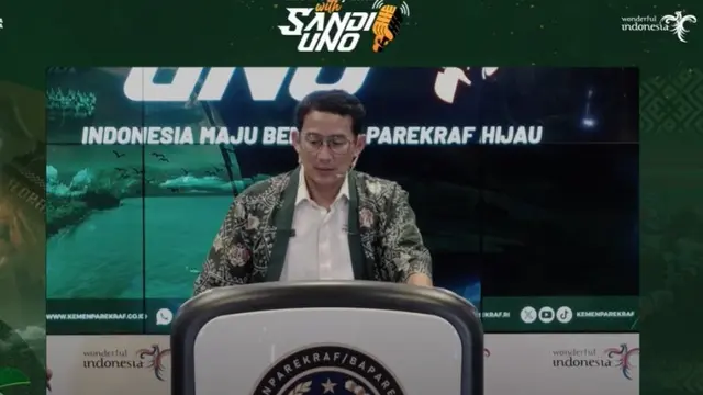 Menparekraf Sandiaga Uno dalam The Weekly Brief with Sandi Uno, Senin, 1 Juli 2024