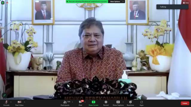 Menteri Koordinator Bidang Perekonomian Airlangga Hartarto