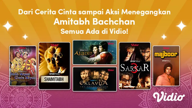 5 Rekomendasi Film India Dibintangi Amitabh Bachchan