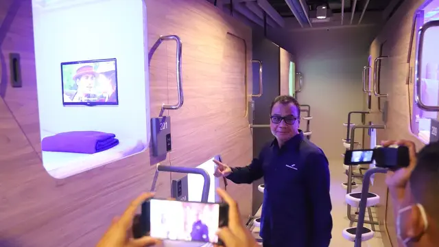 Bandara I Gusti Ngurah Rai Bali meluncurkan fasilitas PassGO-Digital Airport Hotel, hotel kapsul pertama yang terletak di dalam kawasan bandara. (Dok AP I)