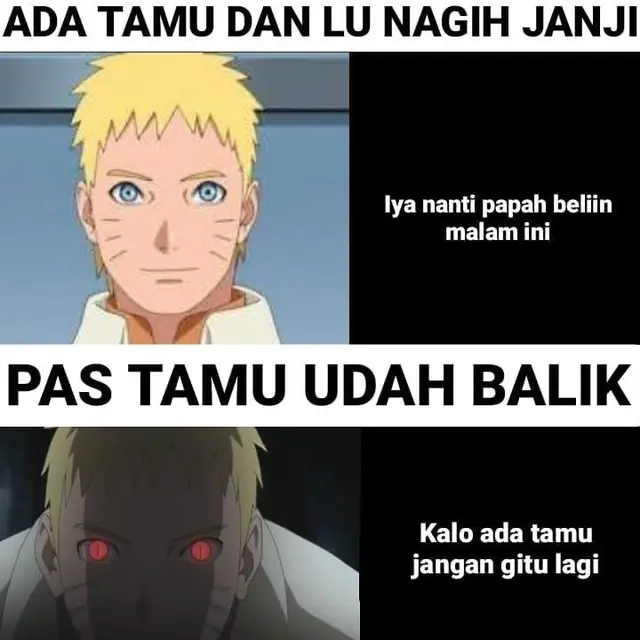 6 Meme Beda Aksi Orang Tua Kepada Anak Saat Ada Tamu Bikin Kesal