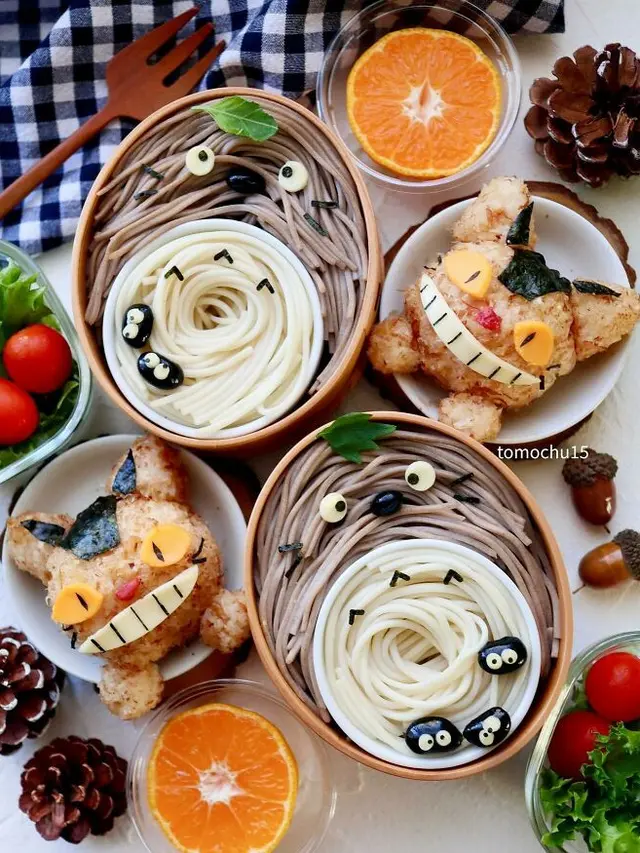6 Potret Ide Bekal Makan Siang dari Seniman Kuliner Jepang, Jadi Sayang Dimakan