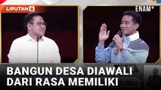 Gibran Tanggapi Cak Imin Soal Desa: Gitu Dong Gus Jangan Terlalu Tegang