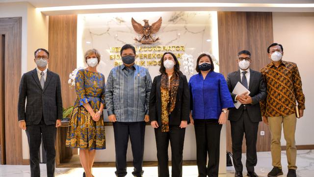 Terima Audiensi Bank Dunia, Airlangga Bahas Masalah Kesehatan ...