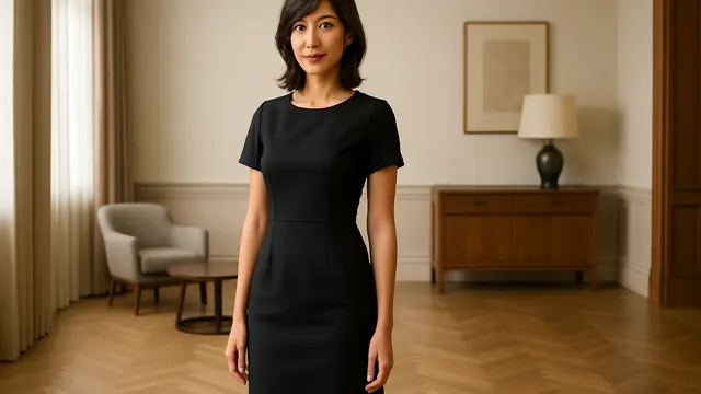 Model Rambut Layer Pendek Poni/Ilustrasi gambar oleh AI