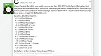 Penelusuran klaim link pendaftaran BCA mobile festival berhadiah.