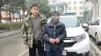Liu Moufu ditangkap polisi (Sumber: Oddity Central)