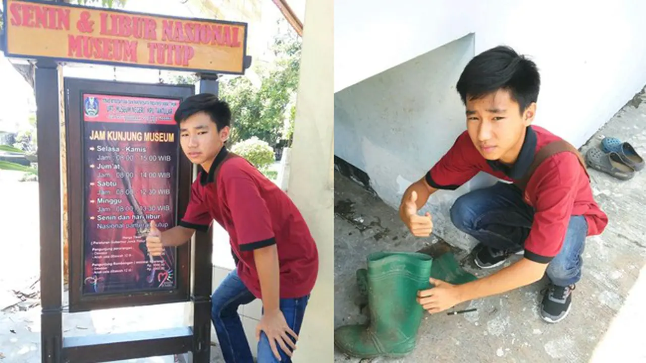 Gaya Jempol Viral Handy Christian Bikin Ngakak