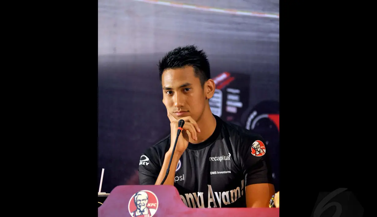 Dihadapan para wartawan, Sean mengaku berencana mengikuti lomba balap yang memiliki level atau tingkat yang lebih tinggi dari Formula 3 Eropa, Jakarta, (12/8/2014). (Liputan6.com/Miftahul Hayat)