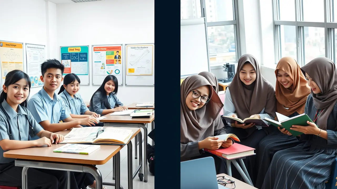 Pelajar SMA atau SMK.