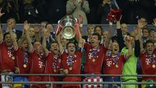 Bayern Munchen (5 kali juara) - Bayern Munchen tercatat pernah berhasil menjadi juara 3 kali berturut di Liga Champions pada tahun 1974-76. Tahun juara: 1974, 1975, 1976, 2001, 2013. (AFP/Adrian Dennis)