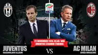 Juventus vs AC Milan (liputan6.com/desi)