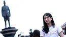 Pesona dari JKT48 membuat para Wota (sebutan untuk fans JKT48) memadati area Balai Sudirman di acara Handshake Festival 'Refrain Penuh Harapan'. (Deki Prayoga/Bintang.com)