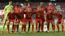 Timnas Belgia dengan 1.746 poin masih kokoh di puncak daftar peringkat terbaru yang dikeluarkan oleh FIFA. (AFP/John Thys)