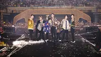 Boyband asal Korea Selatan, Super Junior, kabarnya bakal menjadi salah satu pengisi acara di upacara penutupan Asian Games 2018 pada 2 September 2018 (Instagram/@superjunior)