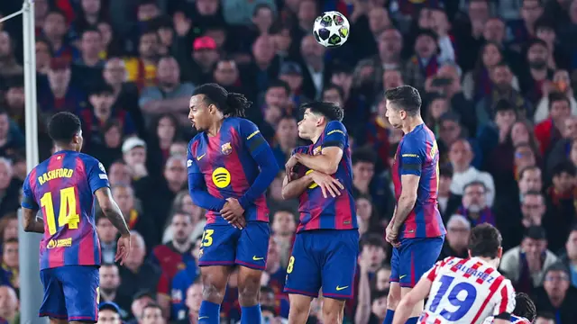 Foto: Melihat Gol Cantik Julian Alvarez yang Membuat Satu Camp Nou Tercengang,  Atletico Madrid Permalukan Barcelona di Liga Champions