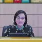 Menteri Keuangan Sri Mulyani Indrawati menyampaikan dalam Kemenkeu Mengajar ke-6  terkait pentingnya peranan keuangan negara menjadi alat yang diandalkan dalam menangani pandemi covid-19.