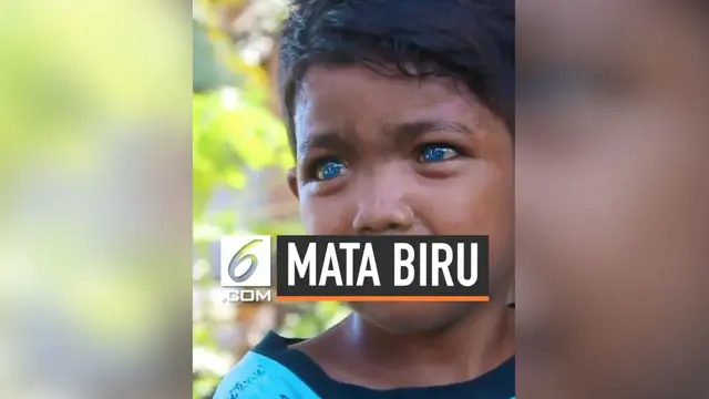 Fardan, bocah asal Sulawesi Tengah terlahir dengan mata warna biru. Ternyata nenek moyang Fardan berasal dari Eropa.