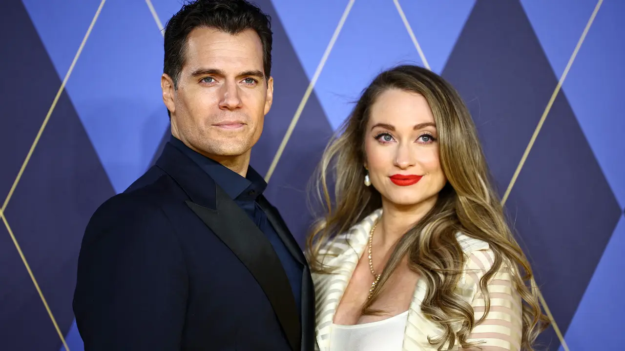 Henry Cavill dan Natalie Viscuso (HENRY NICHOLLS / AFP)