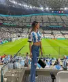 Lihat tampilan WAGs atau istri dan pacar pemain Argentina saat nonton Piala Dunia [@agus.gandolfo]