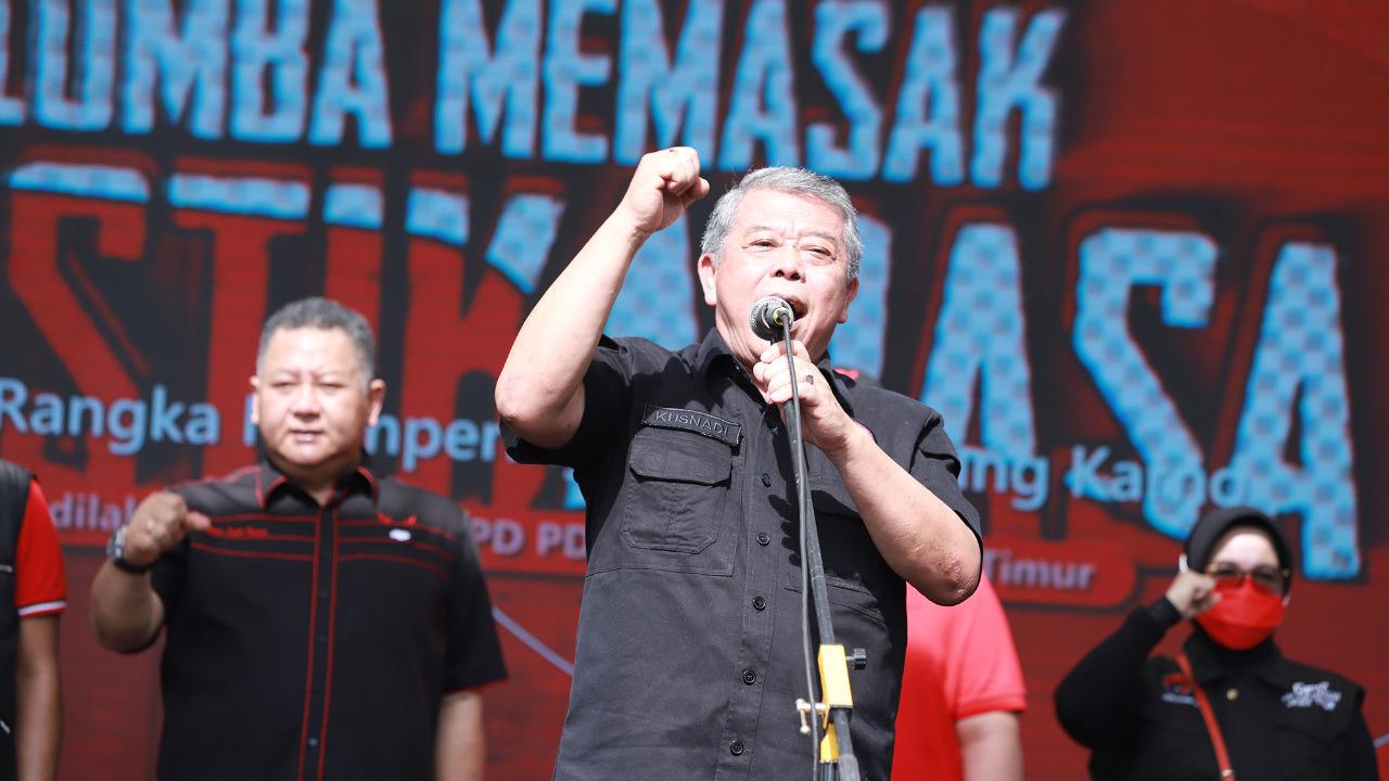 Ketua DPD PDI Perjuangan Jawa Timur Kusnadi