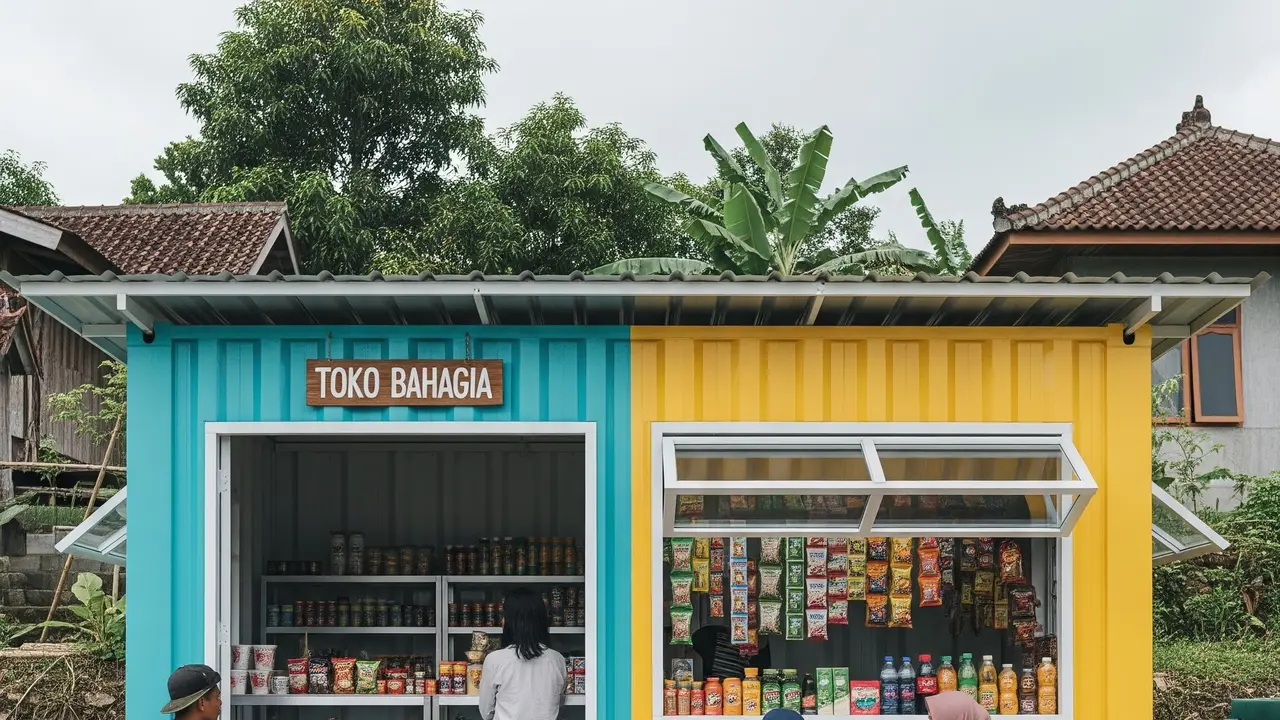 Desain Warung Sembako Sederhana Tapi Menarik