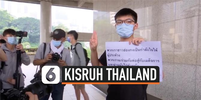VIDEO: Aktivis Hong Kong Dukung Demo Anti-Monarki Thailand