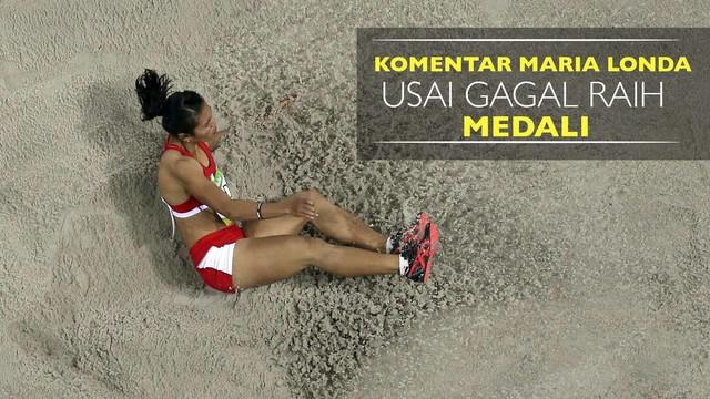 Video wawancara Maria Londa usai gagal meraih medali di Olimpiade karena ia hanya menempati urutan ke-25 dari 38 atlet.