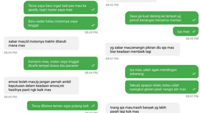 driver ojol jadi tempat curhat