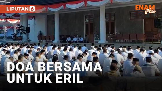 VIDEO: Ratusan Pegawai Pemda Ciamis Doa Bersama untuk Anak Ridwan Kamil