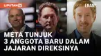 MARK ZUCKERBERG TUNJUK DANA WHITE, JOHN ELKANN DAN CHARLIE SONGHURST SEBAGAI DEWAN DIREKSI META
