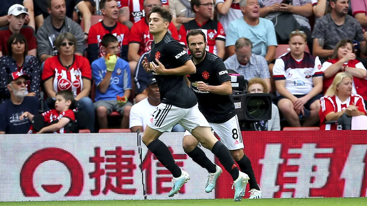 FOTO: Daniel James Cetak Gol, MU Gagal Kalahkan Southampton