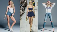  Candice Swanepoel Telanjang Dada Promosikan Denim Terbaru