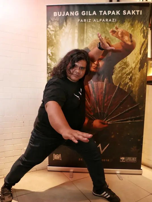 Lolos casting pertama, Fariz lantas mengikuti casting selanjutnya bersama dengan pemeran utama lainnya Wiro Sableng (Vino G Bastian). Hingga akhirnya dinyatakan lolos. (Adrian Putra/Bintang.com)
