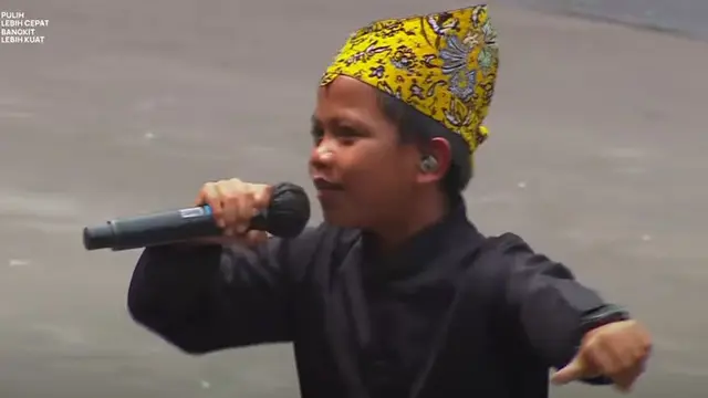Potret Menggemaskan Penyanyi Cilik Farel Prayoga Goyang Istana Negara di HUT ke-77 RI dengan Lagu Viralnya