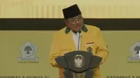 Ketua Umum DPP Satkar Ulama Indonesia, Dr Ir HM Idris Laena, salah satu sayap politik Partai Golkar. Foto: liputan6.com/edhie prayitno ige&nbsp;